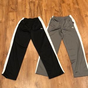 Bundle of (2) PUMA brand track pants Boys XL